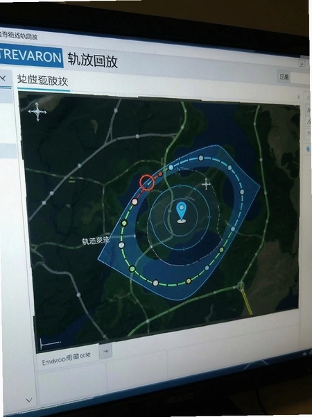 Trevaron定位轨迹回放界面预览图
