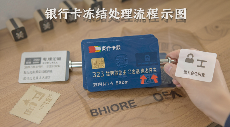 银行卡冻结处理流程示意图