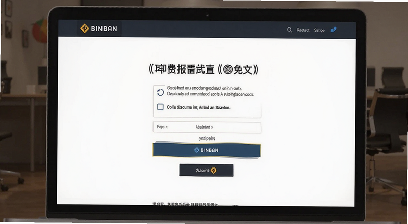 币安交易所免费注册页面预览图