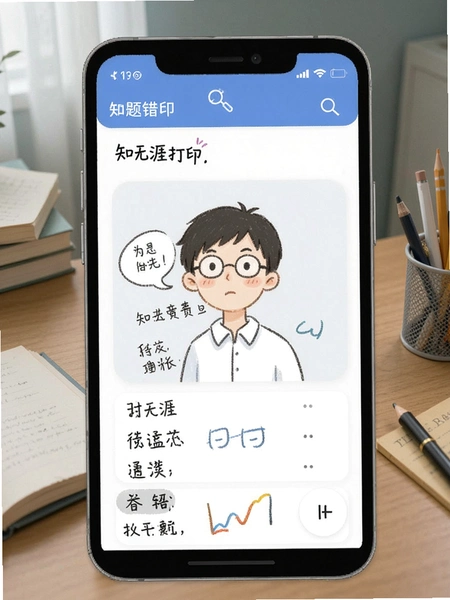 知无涯错题打印界面预览图