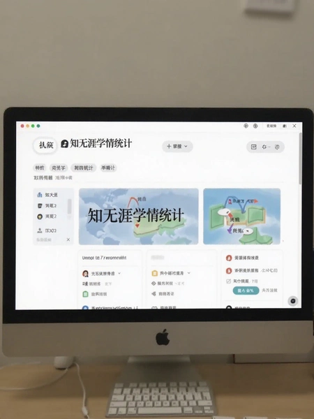知无涯学情统计页面截图