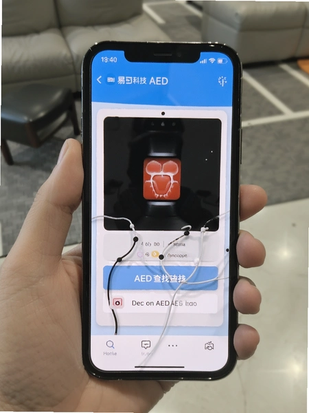 易到科技AED查找功能手机截图
