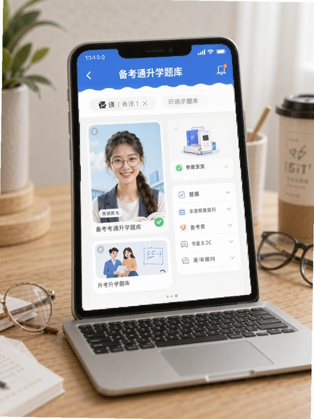 备考通升学题库匹配界面