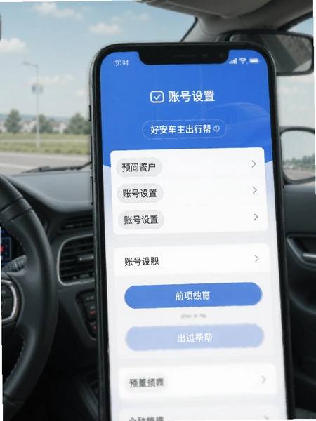 好安车主出行帮 账号设置页面预览图