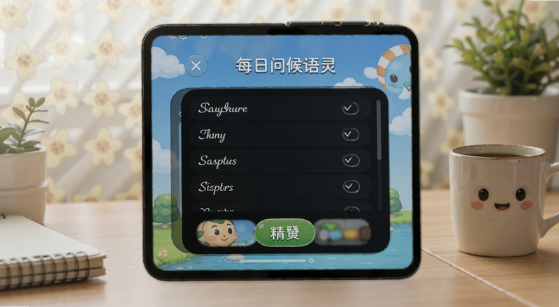 ÿ���ʺ��ﾫ�鶨ʱ���ý���Ԥ��ͼ