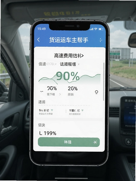 货运运车主帮手高速费用估算页面预览图