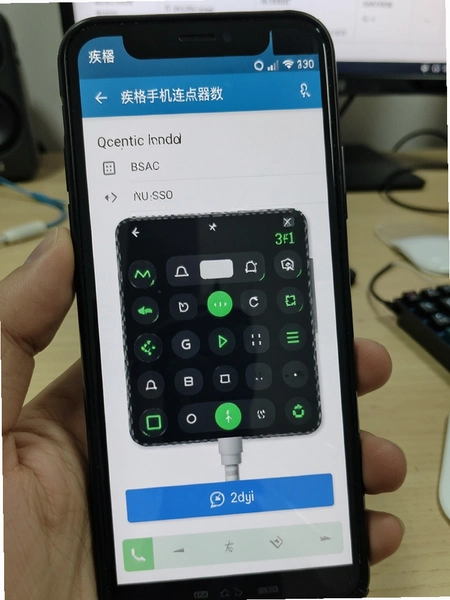 疾格手机连点器参数设置界面