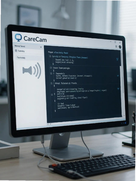 CareCam加密通讯安全设置界面预览图