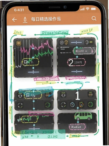 每日精选操作界面标注图