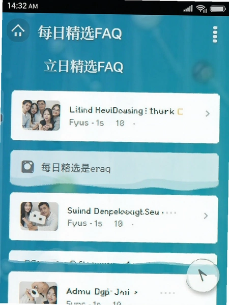 每日精选FAQ界面截图