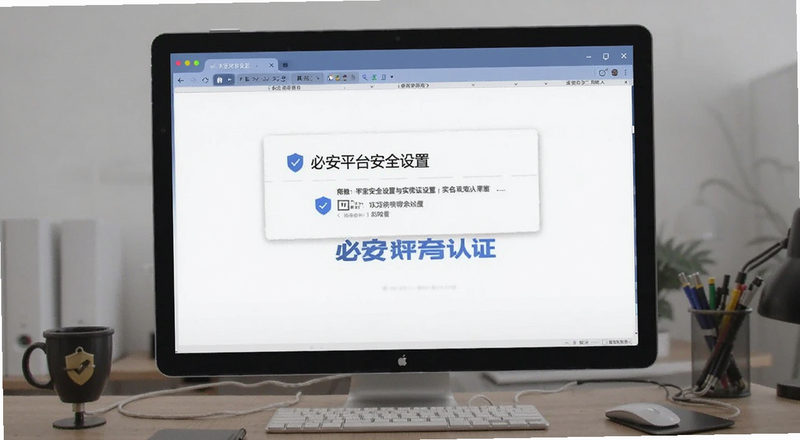 必安平台安全设置与实名认证页面预览图