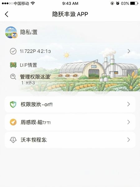 �ַ�ũҵAPP��˽����ҳ���ͼ ��ʾȨ�޹���ѡ��