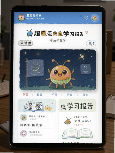 超星萤火虫学习报告页面预览图