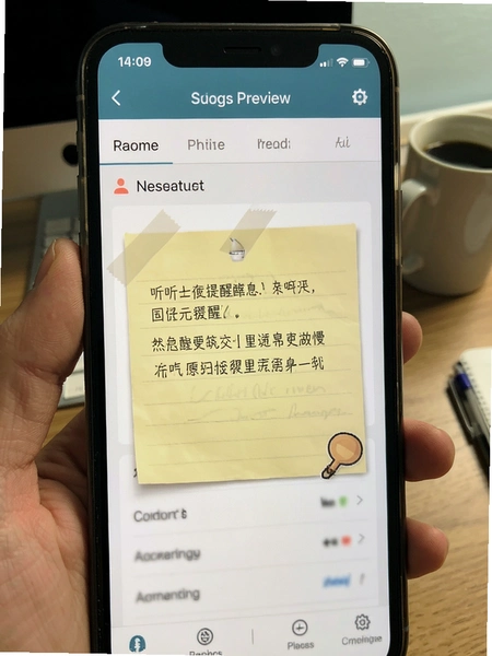听听便签提醒设置页面预览图
