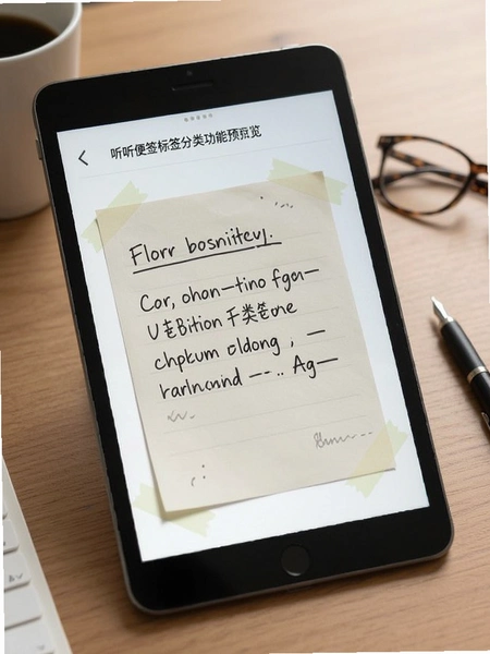 听听便签标签分类功能预览图
