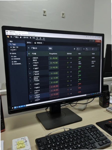 广盛公工作台设备状态列表界面