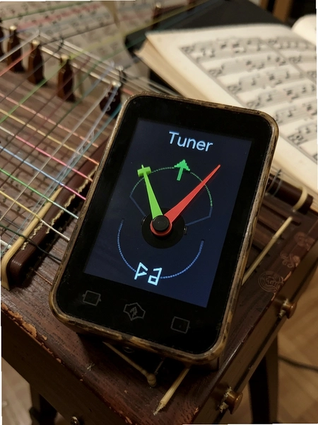 古筝Tuner调音器调音指针界面