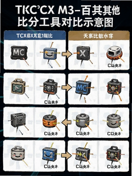 TKCX M3-百家与其他比分工具对比示意图