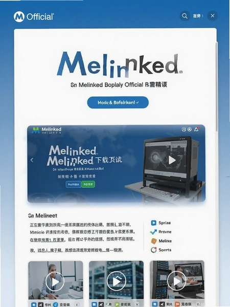 Melinked 官方下载页面预览图