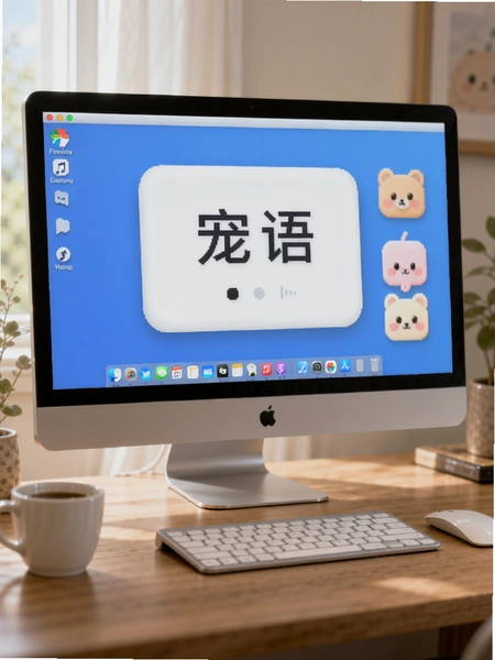 宠语实时翻译器桌面主题效果图