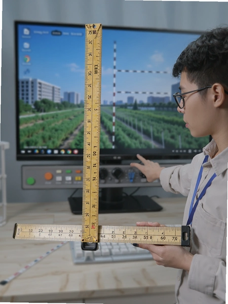 万能尺子测量专家实景测高测距功能演示