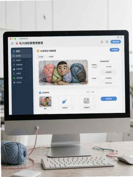 毛线大师权限管理界面预览图