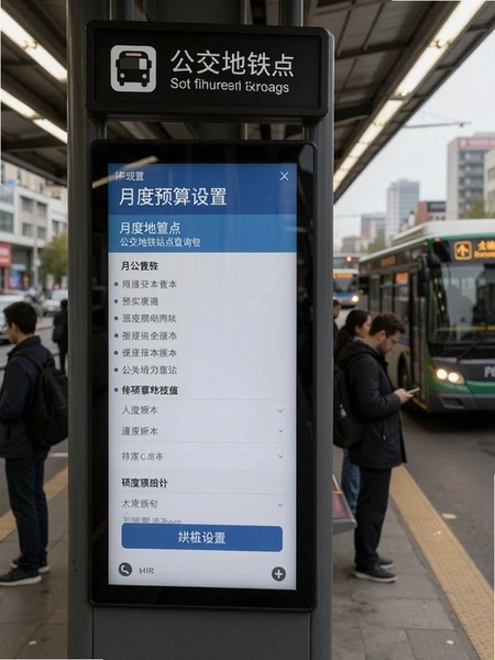 公交地铁站点查询 月度预算设置