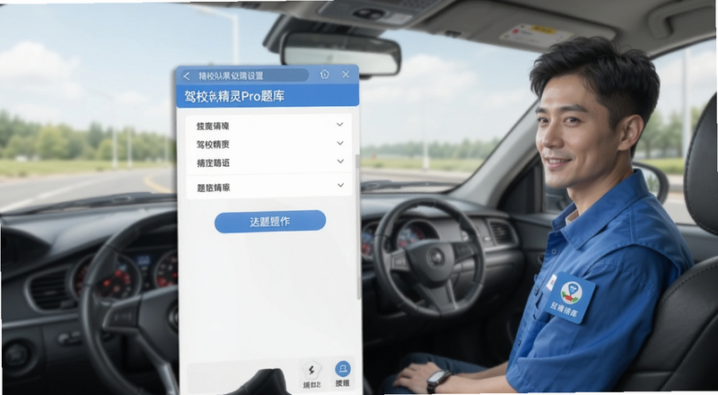 驾校精灵Pro题库设置界面预览图