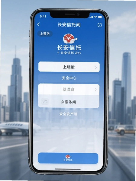 长安信托app安全中心设置界面
