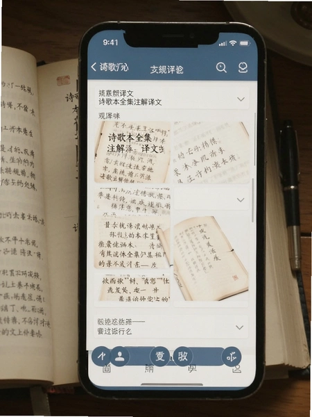 诗歌本全集注解译文界面预览图