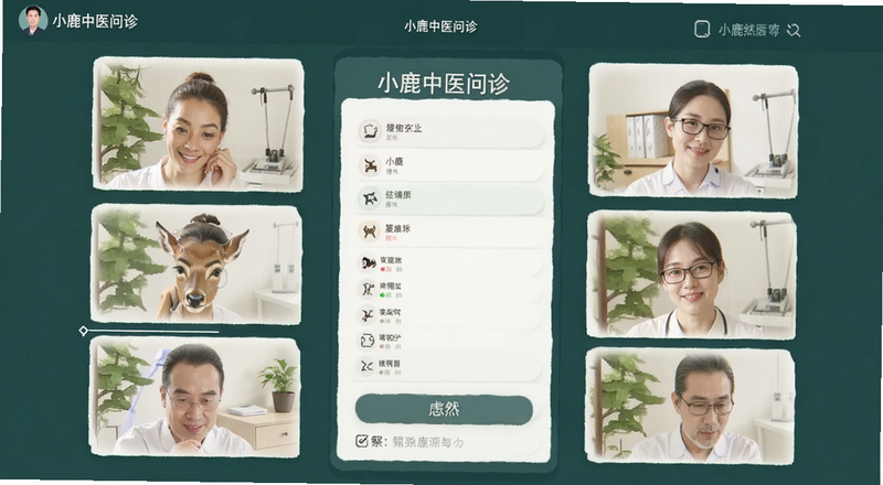 小鹿中医问诊界面截图