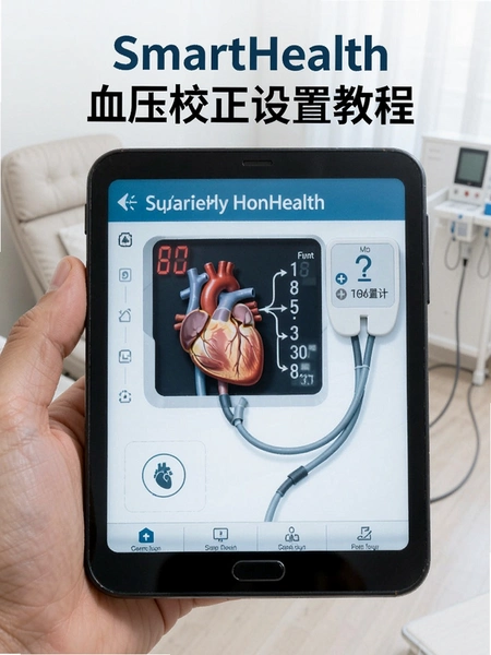 SmartHealthѪѹУ�����ý̳�ͼ