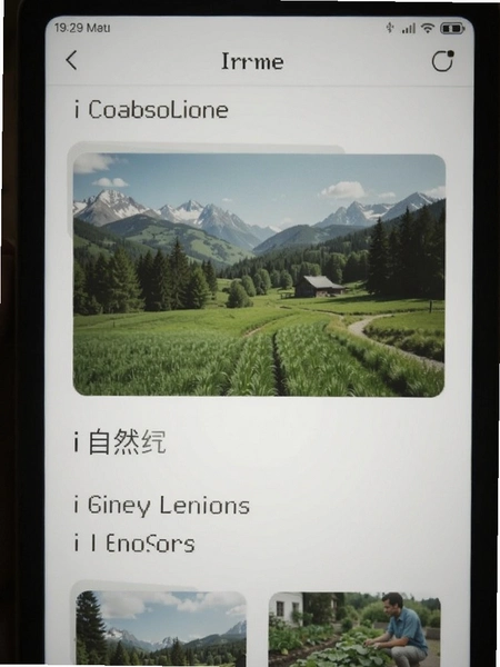 i自然 首页界面