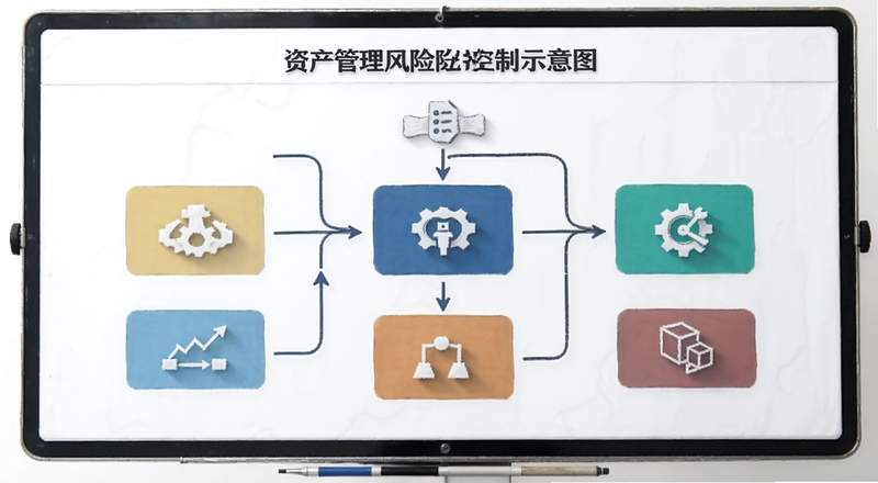 资产管理风险控制流程示意图预览图