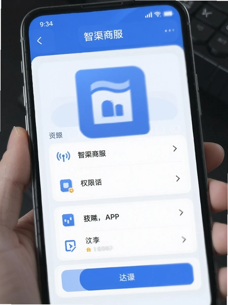 智渠商服APP权限管理界面