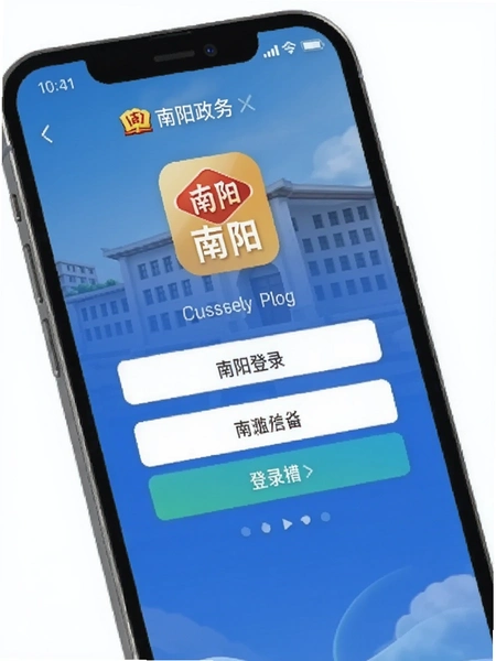 南阳政务app登录界面预览图