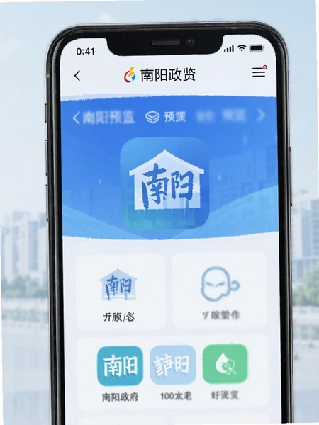 南阳政务app安全运行界面预览图