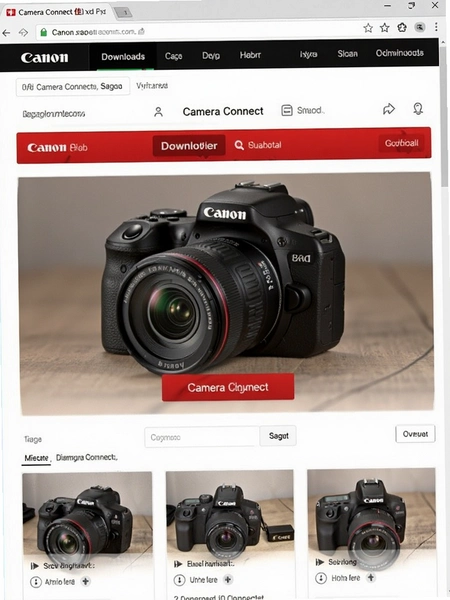 Camera Connect佳能官网下载页面截图
