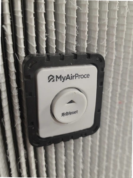 MyAirProce滤网寿命重置按钮位置