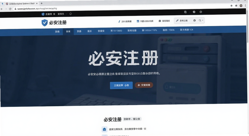 必安注册页面截图预览图