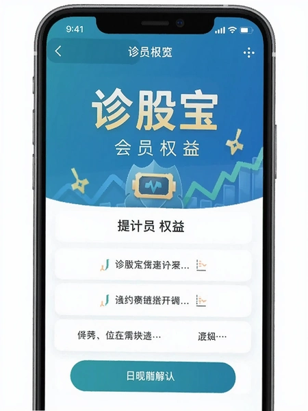 诊股宝 会员权益页面预览图