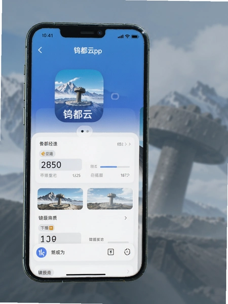 钨都云app界面布局展示图