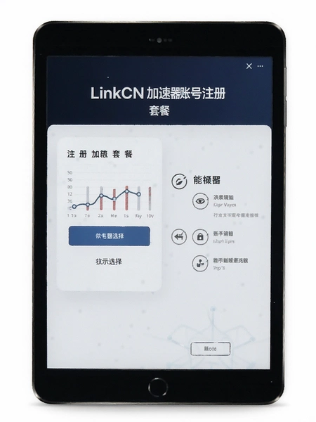 LinkCN�������˺�ע�����ײ�ѡ��ҳ��ʾ��ͼ