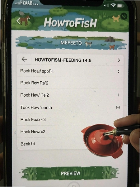 HowtoFish喂食记录页面预览图