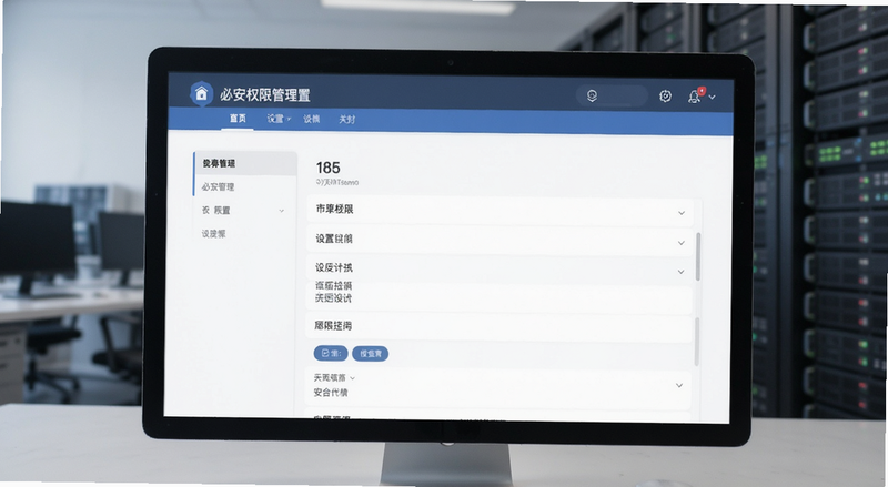 必安权限管理设置页面图