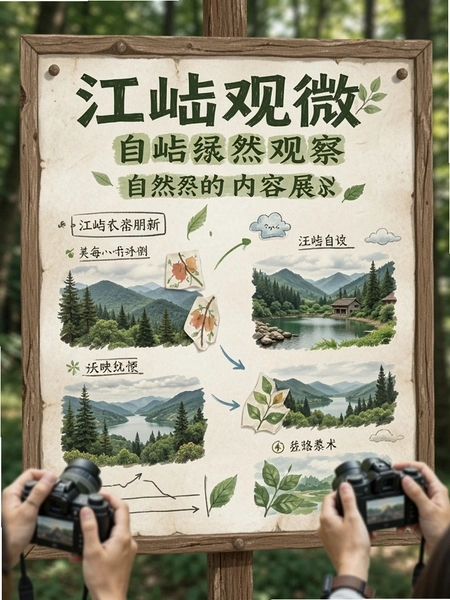 江屿观微自然观察内容展示图
