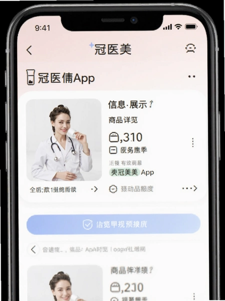 ��ҽ��App��Ʒ����ҳ��ϢչʾԤ��ͼ