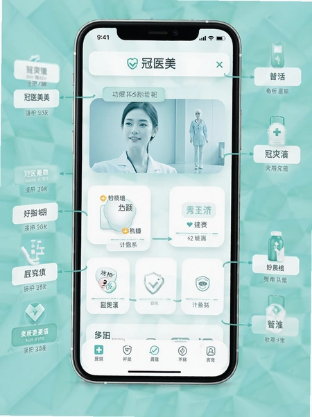 ��ҽ��App�������湦�ܱ�עͼ
