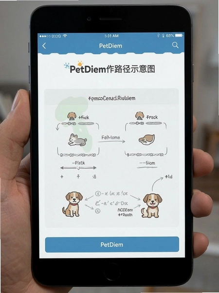 PetDiem操作路径示意图预览图