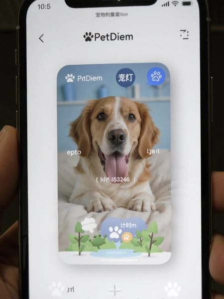 PetDiem宠物悬浮窗计时界面预览图